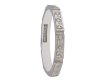 Platinum engraved wedding band, circa 1935. Hatton Garden