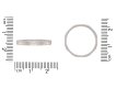 Platinum engraved wedding band, circa 1925. Hatton Garden