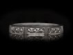Platinum engraved wedding band, circa 1920.Hatton Garden