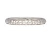 Platinum engraved wedding ring, circa 1915. Hatton Garden