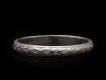 Platinum engraved wedding band, circa 1930. Hatton Garden