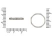 Platinum engraved wedding band, circa 1925 Hatton garden