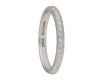 Platinum engraved wedding band, English, circa 1930. Hatton Garden