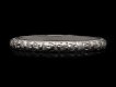 Platinum engraved wedding band, English, circa 1930. Hatton Garden