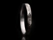 Engraved platinum wedding band, circa 1930. Hatton Garden