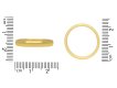 Yellow gold wedding band, English, 1956. Hatton Garden