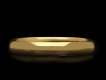 Yellow gold wedding band, English, 1956.
