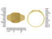 Victorian Gold signet ring, circa 1850. Hatton Garden