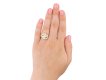 Vintage diamond cluster ring, French, circa 1970. Hatton Garden