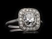 Old mine diamond coronet cluster ring, circa 1920. Hatton Garden