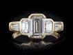 Vintage three stone diamond ring hatton garden