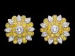 Kutchinsky Fancy Colour Diamond Cluster Earrings, English, 1972. Hatton Garden