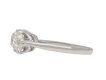 Edwardian diamond three stone ring, circa 1915. Hatton Garden