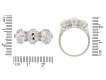 Edwardian diamond three stone ring, circa 1915. Hatton Garden