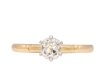 Old mine diamond solitaire ring, circa 1905. Hatton Garden