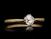 Victorian old mine diamond solitaire ring, circa 1900. Hatton Garden