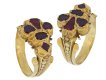  Elizabethan Burmese ruby Fleur de lis ring hatton garden