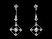 Diamond drop earrings, French, circa 1920 hatton garden