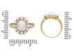 Victorian Opal and Diamond Coronet Cluster Ring, Circa 1890. Hatton Garden