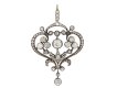 Victorian diamond pendant/brooch, circa 1880 hatton garden