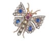 Victorian Gem Set Butterfly Brooch/Pendant hatton garden