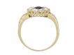 Edwardian sapphire and diamond coronet cluster ring hatton garden