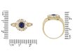 Edwardian sapphire and diamond coronet cluster ring hatton garden