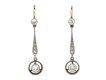 Edwardian Diamond Drop Earrings, Circa 1915 hatton garden