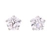 Old cut diamond stud earrings, circa 1930. Hatton Garden