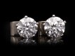 Old cut diamond stud earrings, circa 1930. Hatton Garden