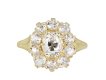 Victorian diamond coronet cluster ring circa 1890. hatton garden