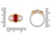 Burmese red spinel and diamond dress ring hatton garden