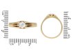 Victorian diamond solitaire ring, circa 1890. Hatton Garden