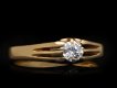 Victorian diamond solitaire ring, circa 1890. Hatton Garden