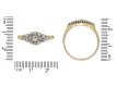 Victorian diamond cluster ring, circa 1895. Hatton Garden