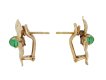 Victorian cabochon emerald earrings, circa 1900 hatton garden