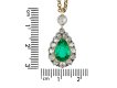 Colombian emerald and diamond pendant, circa 1880 hatton garden