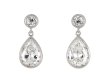 Drop shape old cut diamond earrings, circa 1925 Hatton Garden