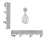 Drop shape old cut diamond earrings, circa 1925 Hatton Garden