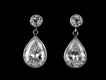 Drop shape old cut diamond earrings, circa 1925 Hatton Garden