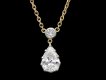 Diamond drop necklace, circa 1970. Hatton Garden