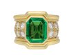 Colombian emerald and diamond ring, circa 1970 hatton garden