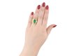 Colombian emerald and diamond ring, circa 1970 hatton garden