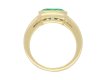 Colombian emerald and diamond ring, circa 1970. Hatton Garden