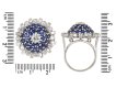 Gubelin sapphire and diamond bombé cocktail ring hatton garden