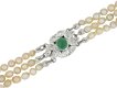 Mellerio pearl and emerald necklace hatton garden