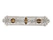 Art Deco fancy colour diamond brooch, circa 1930 hatton garden