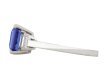 Royal Blue Burmese sapphire and diamond ring hatton garden