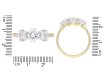 Diamond three stone ring, circa 1940. Hatton Garden