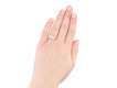 Diamond three stone ring, circa 1940. Hatton Garden
